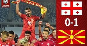 Georgia 0-1 Macedonia Extended Highlights 12.11.2020 European qualifiers