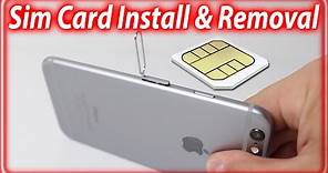 How To Insert/Remove Sim Card From iPhone 6 and iPhone 6 Plus