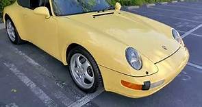 1998 Porsche 993 Cabriolet - Pastel Yellow