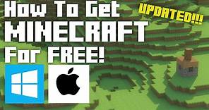 How To Get Minecraft For FREE: PC (Updated)