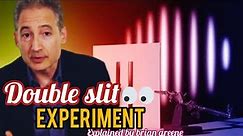 Double slit experiment explained by Brian greene - double slit experiment observer effect - Duality
