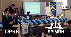 DPRK Opening Speech | SPIMUN 2018 | Dr Challoner's Grammar School