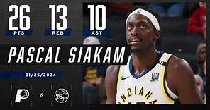 PASCAL SIAKAM DROPS FIRST TRIPLE-DOUBLE AS AN INDIANA PACER 🔥 | NBA on ESPN