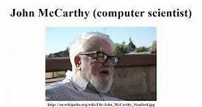 John McCarthy (computer scientist)