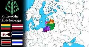 History of the Baltic languages (Timeline)