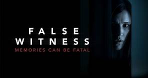False Witness - OFFICIAL 'RED BAND' TRAILER