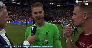 "Welcome to Liverpool! It's been a crazy week!" Adrian speaks after the penalty shoot-out!