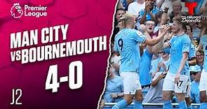 Highlights & Goals: Man. City vs. Bournemouth 4-0 | Premier League | Telemundo Deportes