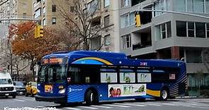 MTA New York City Bus: 2019 New Flyer XD40 Xcelsior 7577 on the M66 Bus.