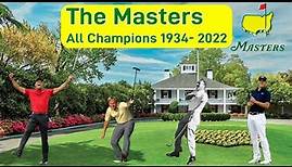 The Masters - All Champions 1934 - 2022 (With Legendary Masters Calls)
