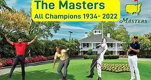 The Masters - All Champions 1934 - 2022 (With Legendary Masters Calls)