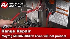Maytag, Whirlpool & Kenmore range - Oven not heating - Diagnostic & Repair
