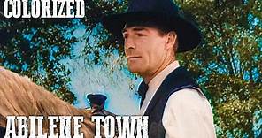 Abilene Town | COLORIZED | Randolph Scott | Action | Western Movie