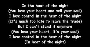 Sandra - In The Heat Of The Night (Lyrics)