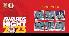 Player of the Year nominee - Dean Lyness