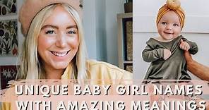 Rare, Unique Baby Girl Names With Insanely Beautiful Meanings! SJ STRUM Baby Name Expert