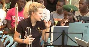Alison Balsom and Guy Barker, "Music as a Healer" Brass for Africa trip 2014