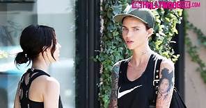 Ruby Rose Goes Shopping With Her Girlfriend Veronica On Melrose Place In West Hollywood 7.12.17