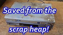 LG FC930W Video VHS VCR Repair - Cassette Won't Load! A Successful Fix Eventually! Saved from Scrap!