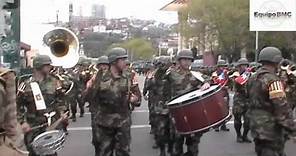 18 de Septiembre Valparaíso: Desplazamiento y Desfile Regimiento de Infantería no.2 "Maipo"