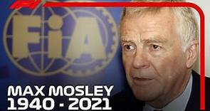 Max Mosley Tribute | Former FIA President And F1 Safety Pioneer Remembered