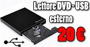Unboxing+Recensione lettore dvd usb esterno 20€