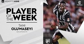 Gimme all four of these! San Antonio FC's Tani Oluwaseyi is USL Championship Player of the Week