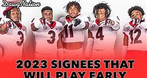2023 Georgia football signees that will play early for the Bulldogs