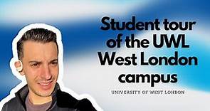 Student tour of the UWL campus | University of West London | Student vlog
