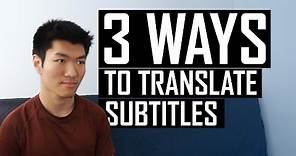 How to Easily Translate Movie Subtitles Everywhere