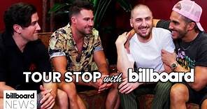 Big Time Rush Gives Us A Behind the Scenes Look At Their Biggest Tour | Tour Stop | Billboard News