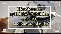 How to Format or Erase CD or DVD or Rewrite a CD RW or DVD RW Using Mac (2022) Free, Quick and Easy