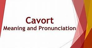 Cavort Meaning and Example Sentences