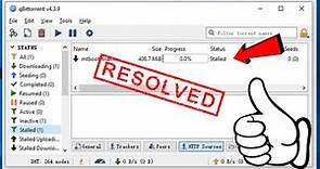 How To Reslove Stalled Torrents Problem in QbitTorrent Client