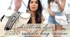 Christian Dior 2020 SADDLE BAG What fits I Review I Mod Shots