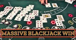 Massive Table Win: My Biggest Recorded Winning Blackjack Session Ever On YouTube!!!!