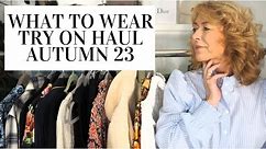 what to wear new in try on haul autumn fashion