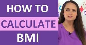 BMI Calculation Formula: How to Calculate Body Mass Index | Nursing Calculations Math NCLEX