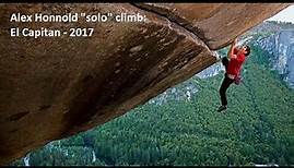 Honnold's solo climb - El Capitan - 2017