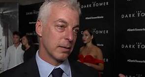 The Dark Tower New York Screening Red Carpet - Itw Jeff Pinkner (official video)