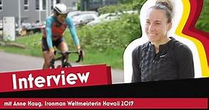 Triathletin Anne Haug im Interview bei der DHfPG