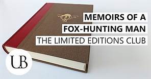 "Memoirs of a Fox-Hunting Man" by Siegfried Sassoon (Limited Editions Club, 1977) book review