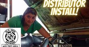 International Harvester how to distributor install