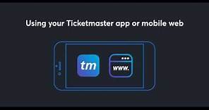 How to Use Mobile Entry Tickets | Ticketmaster Ticket Tips