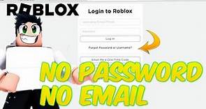 How To Reset Your Roblox Password Without Email (2023) - Get Your Roblox Account Back (Working)