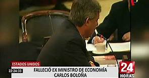 Falleció Carlos Boloña, exministro de Economía y Finanzas
