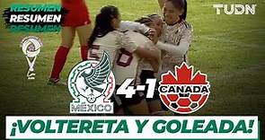 Resumen y goles | México 4-1 Canadá | Revelations Cup Femenil 2022 | TUDN