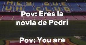 POV: Eres la novia de Pedri 🇪🇸🇪🇸 || #pedri #pedrigonzalez #editpedri #viral #fcbarcelona #noviapedri #wags #wagsfootball #editbarcelona
