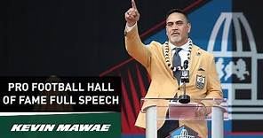 Kevin Mawae's Full Hall Of Fame Induction Speech | New York Jets | NFL