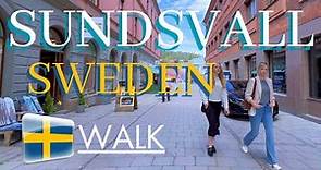 Sundsvall / Sweden Virtual Walk Tour / 2023 may / 4K 60fps